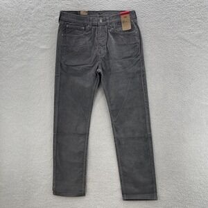 Levi's Pants Men's 34x32 Gray 505 Corduroy Pinwale Regular Fit Straight Preppy